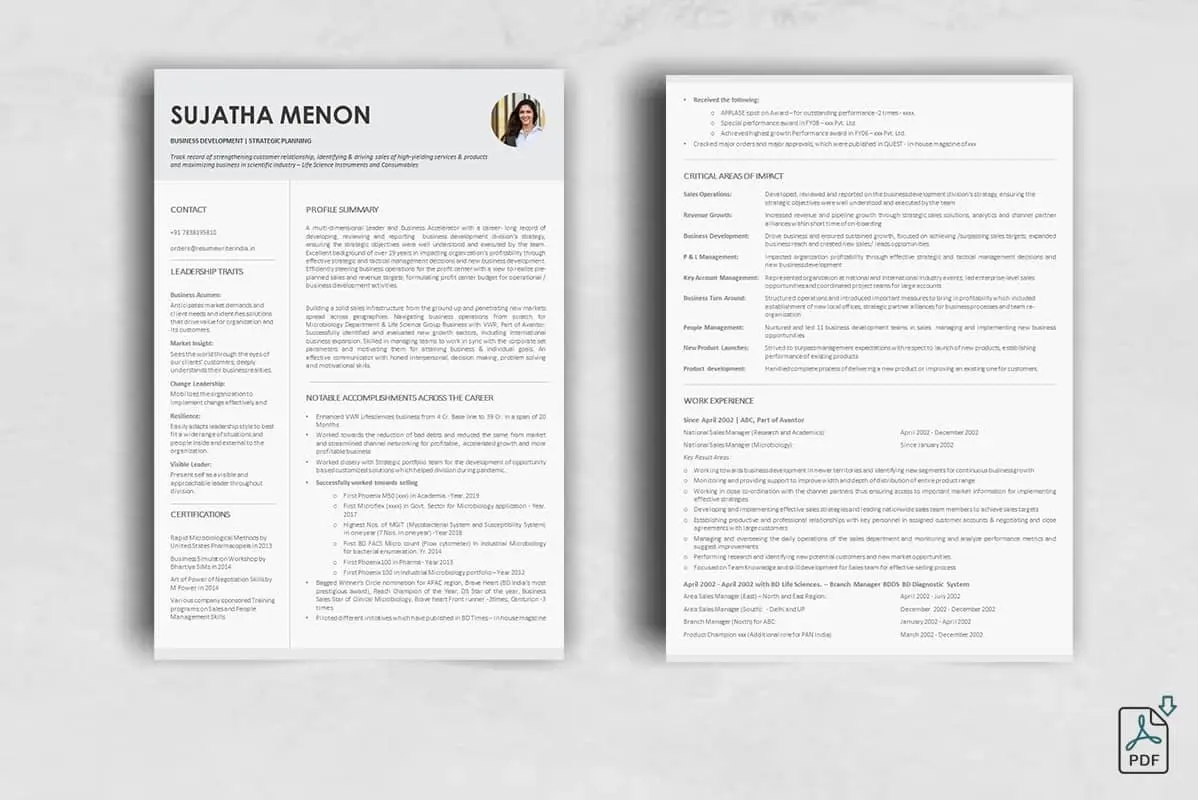 Resume + Cover Letter Development